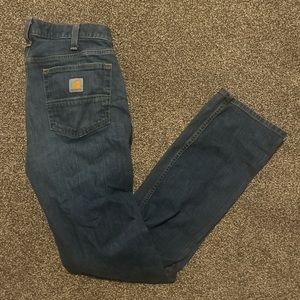 Carhartt relaxed fit jeans 32X34 sick fading preowned but no flaws